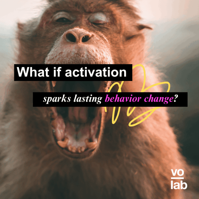 #C3 What if activation sparks lasting behavior change